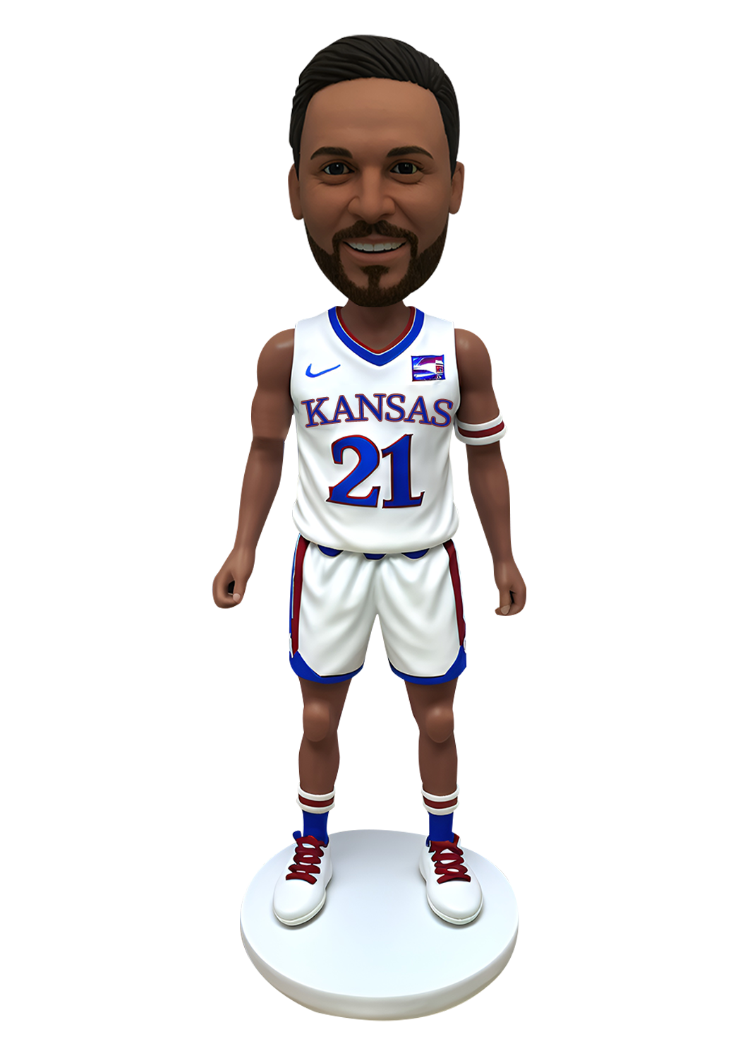 Jayhawks Basketball Man Bobblehead-2