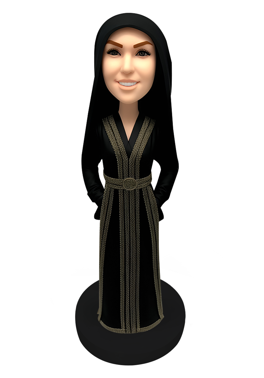 Abaya Lady Custom Bobblehead-2