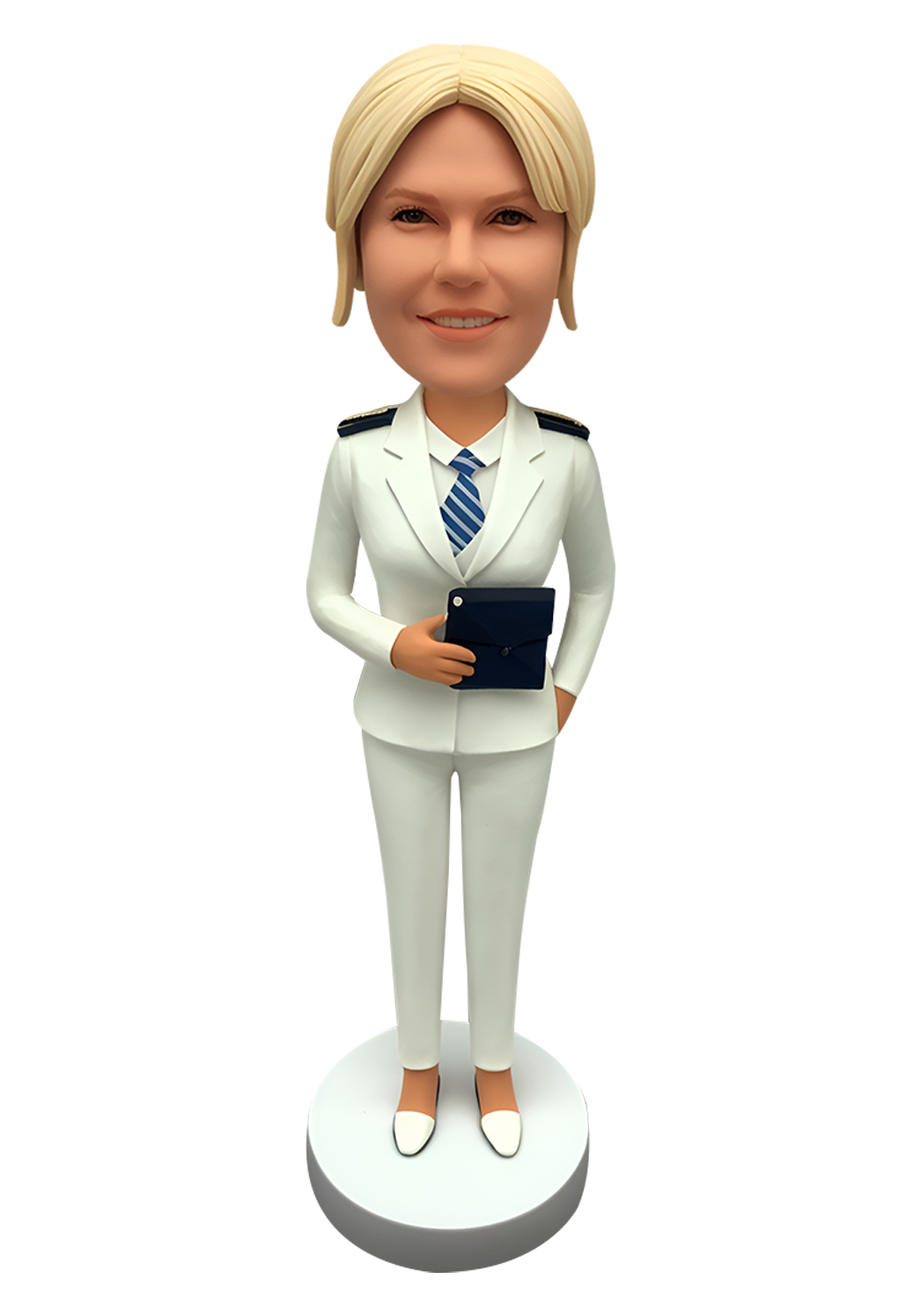 Airline Stewardess Custom Bobblehead-13