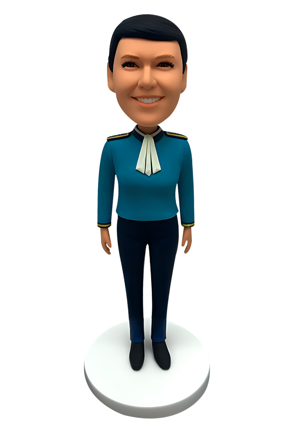 Airline Stewardess Custom Bobblehead-21