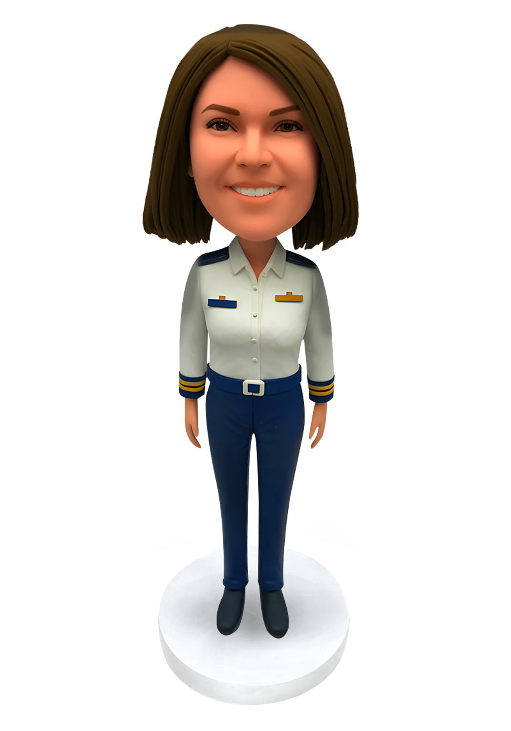Airline Stewardess Custom Bobblehead-27