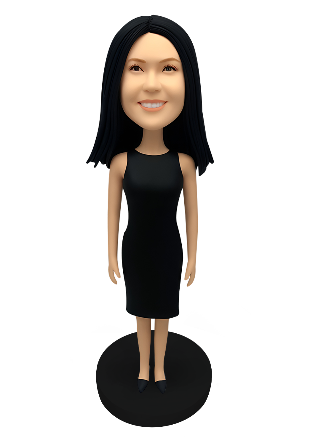 Black Evening Dress Custom Bobblehead-7