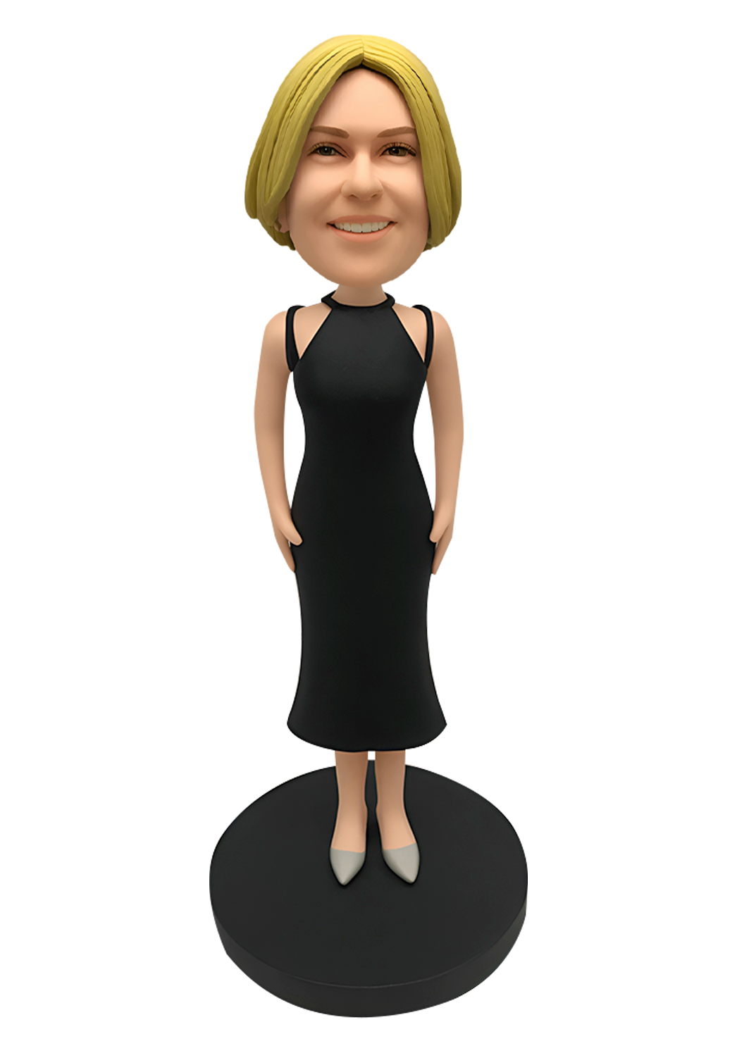 Black Evening Dress Custom Bobblehead-9