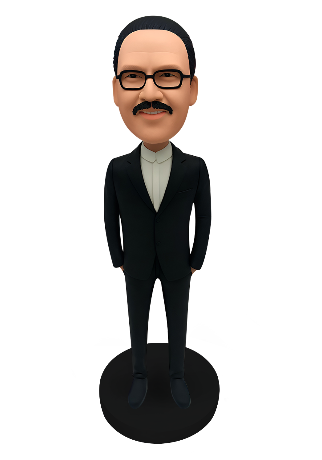 Black Suit Man Custom Bobblehead-3