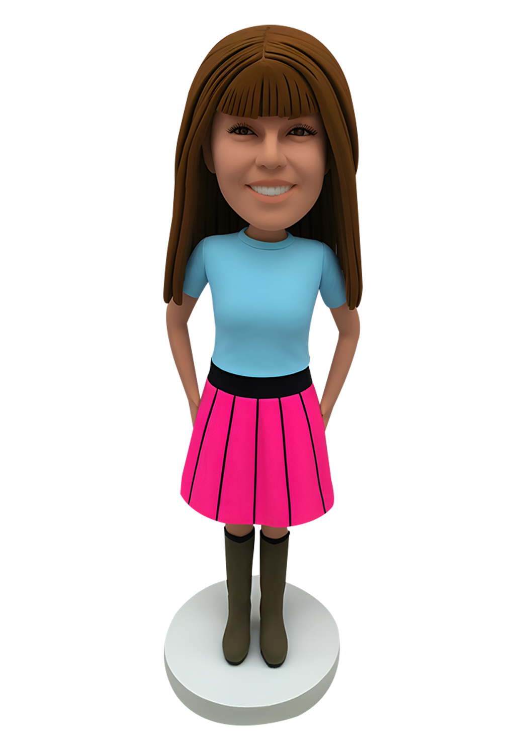 Boots Girl Custom Bobblehead-12