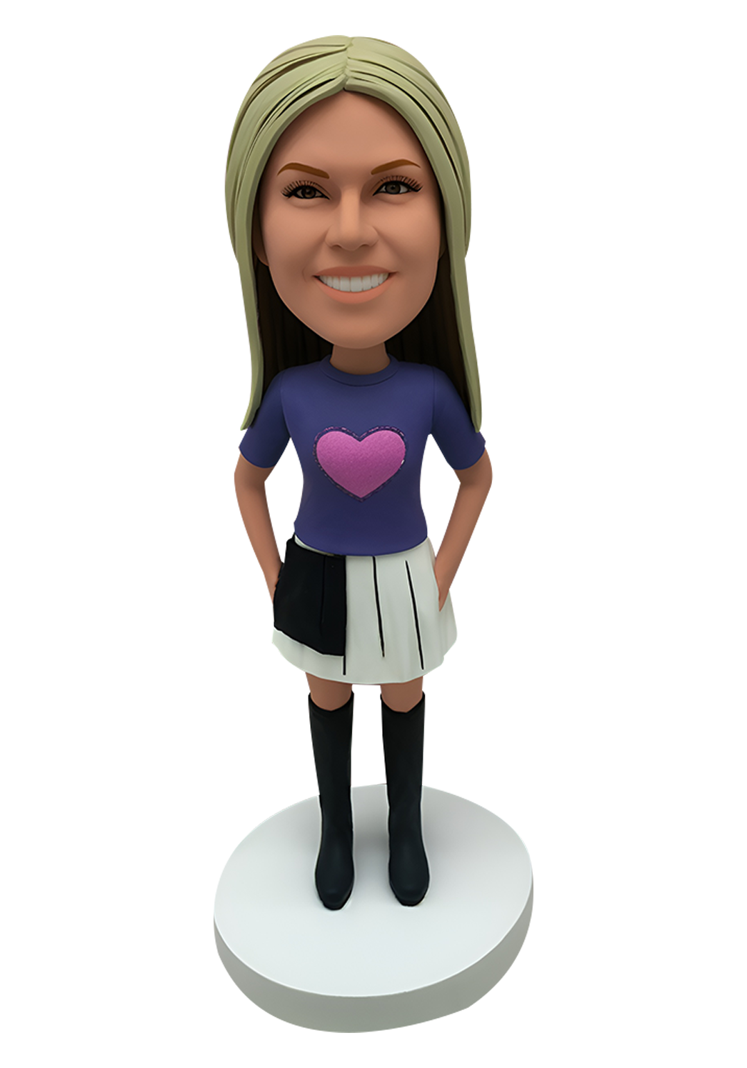 Boots Girl Custom Bobblehead-13