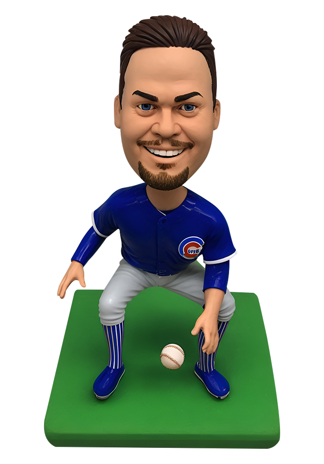 Cubs Baseball Man Custom Bobblehead-2