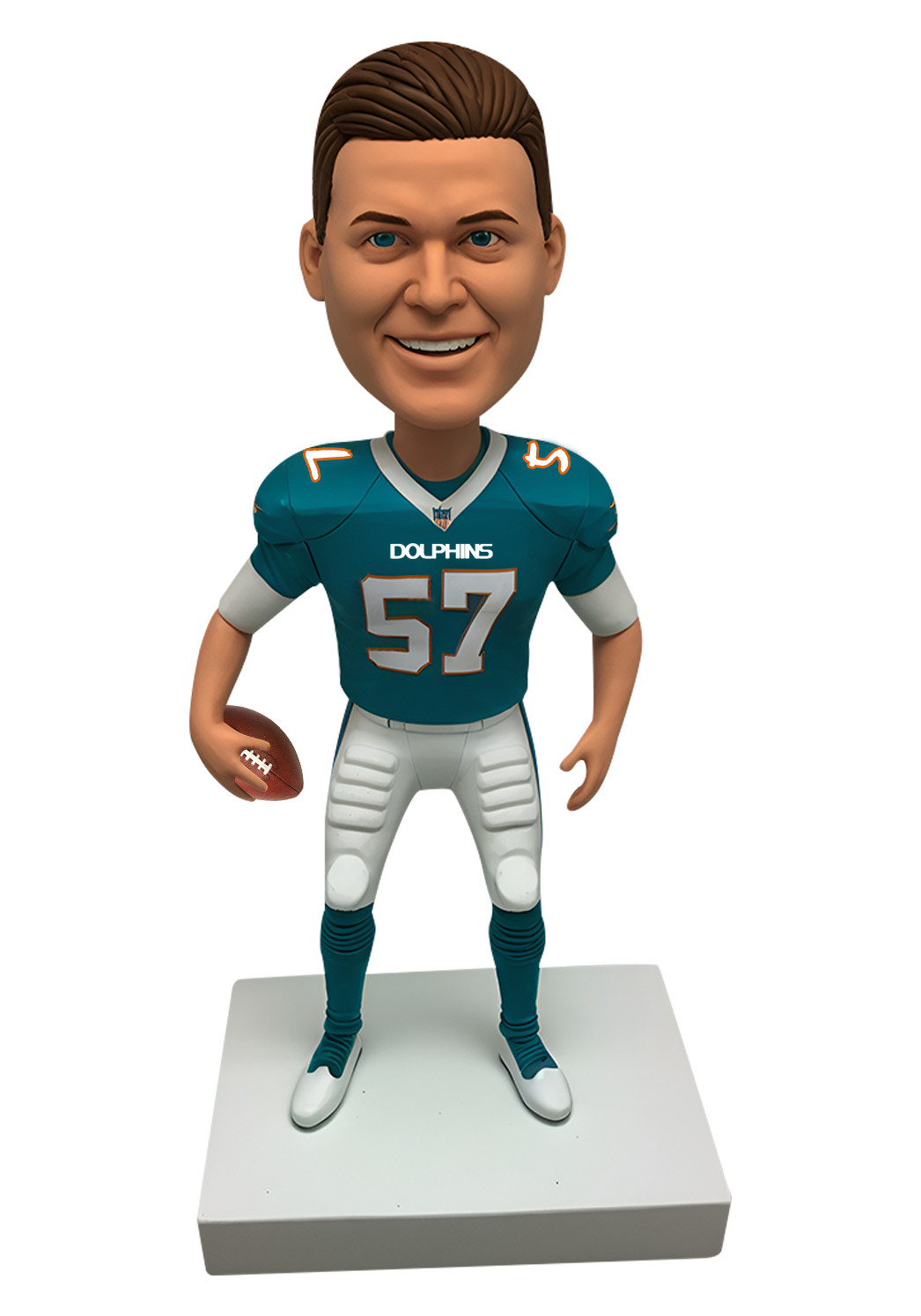 Dolphins Football Buddy Custom Bobblehead-1