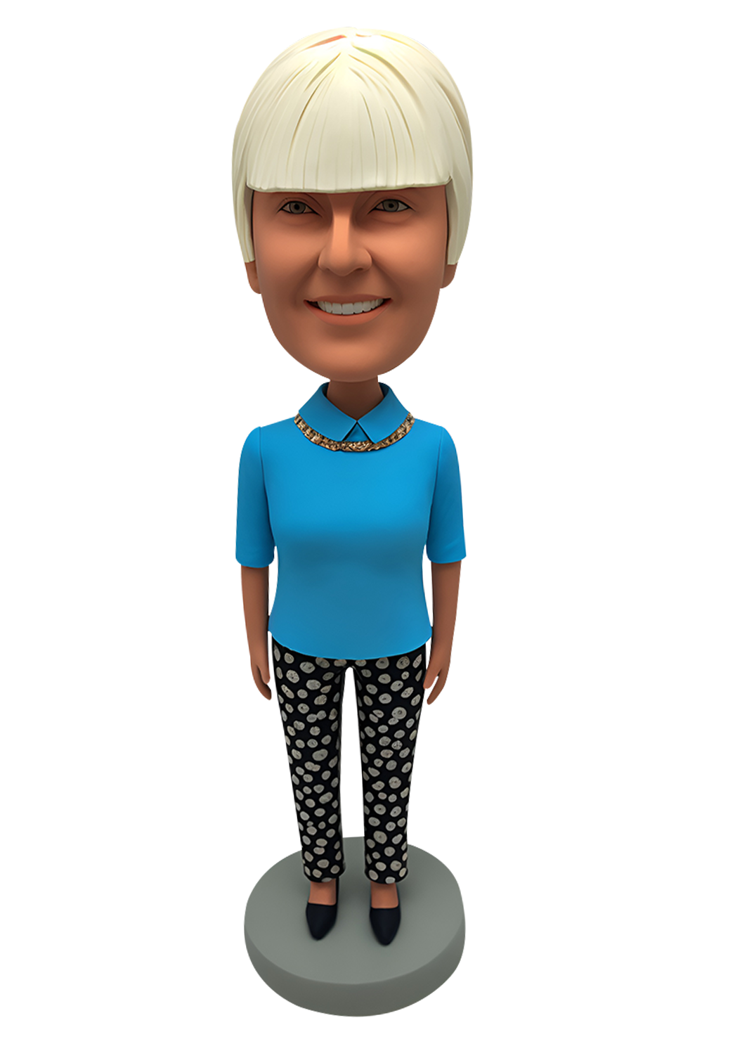 Elegant Woman Custom Bobblehead-11