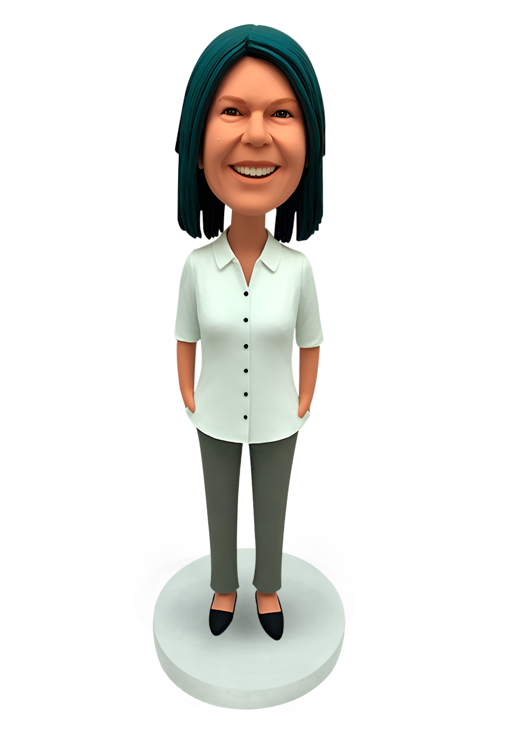 Elegant Woman Custom Bobblehead-5