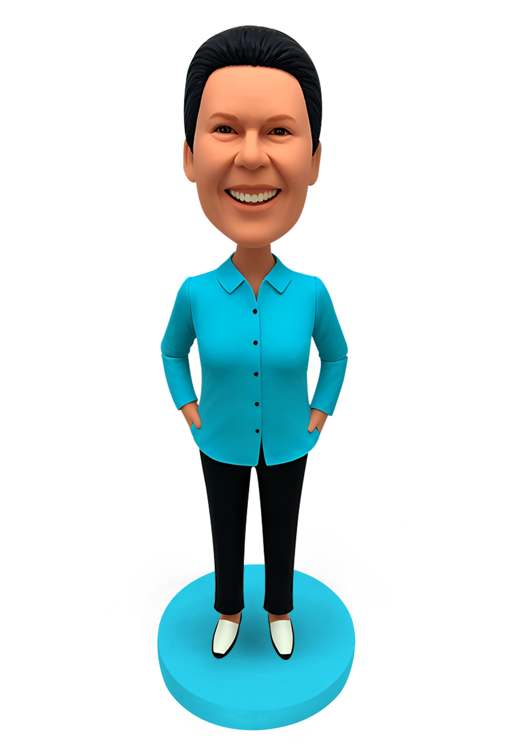 Elegant Woman Custom Bobblehead-6