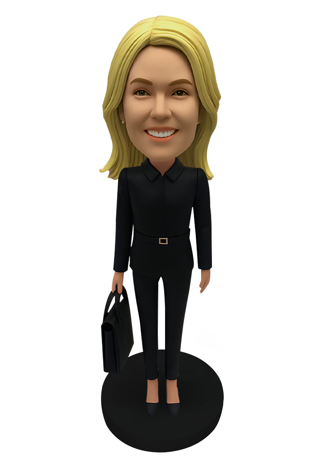 Female with Bag Custom Bobblehead-8