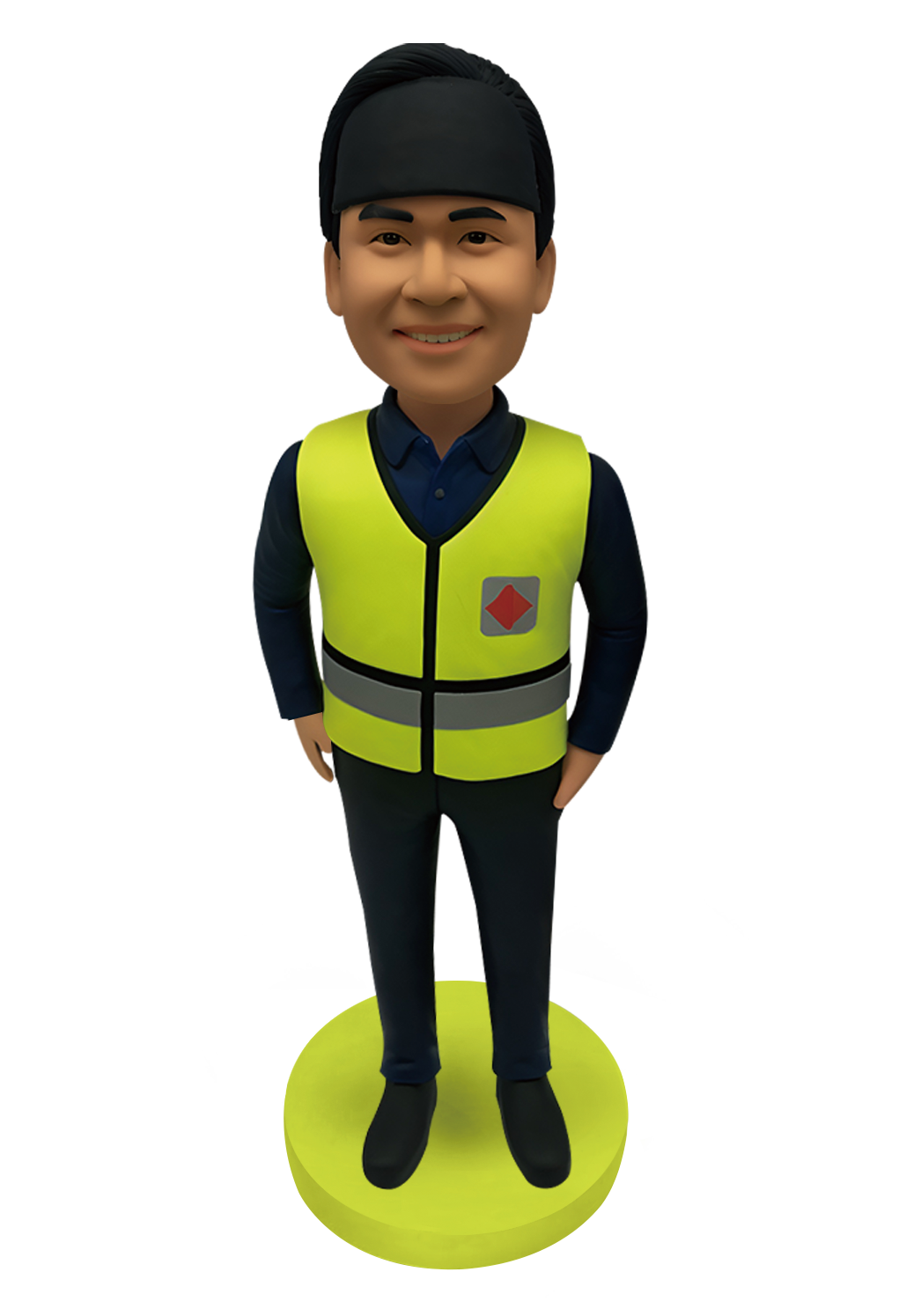 Hi-Vis Safety Vest Custom Bobblehead-5