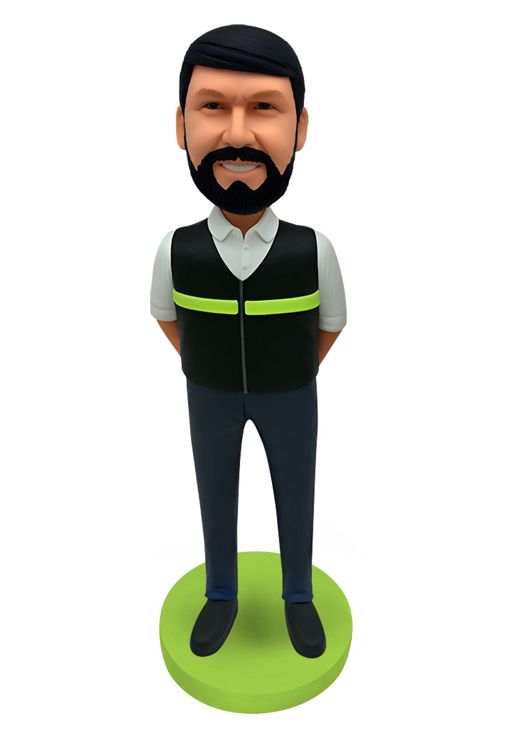 Hi-Vis Safety Vest Custom Bobblehead-8