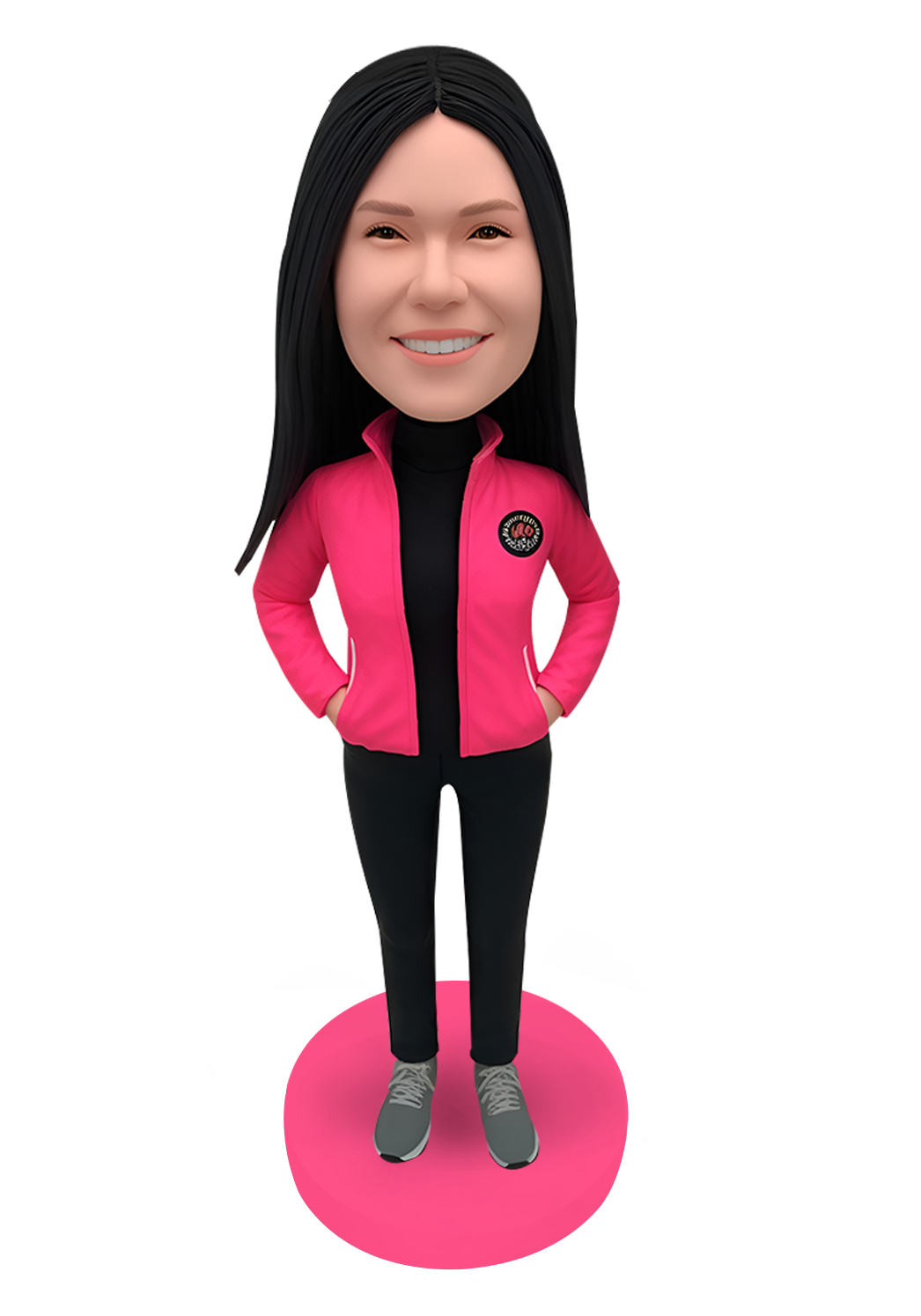 Hiking Girl Custom Bobblehead-7