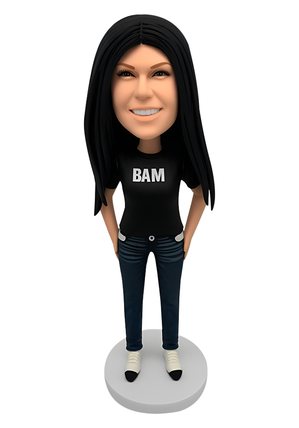 Jeans Girl Custom Bobblehead-3