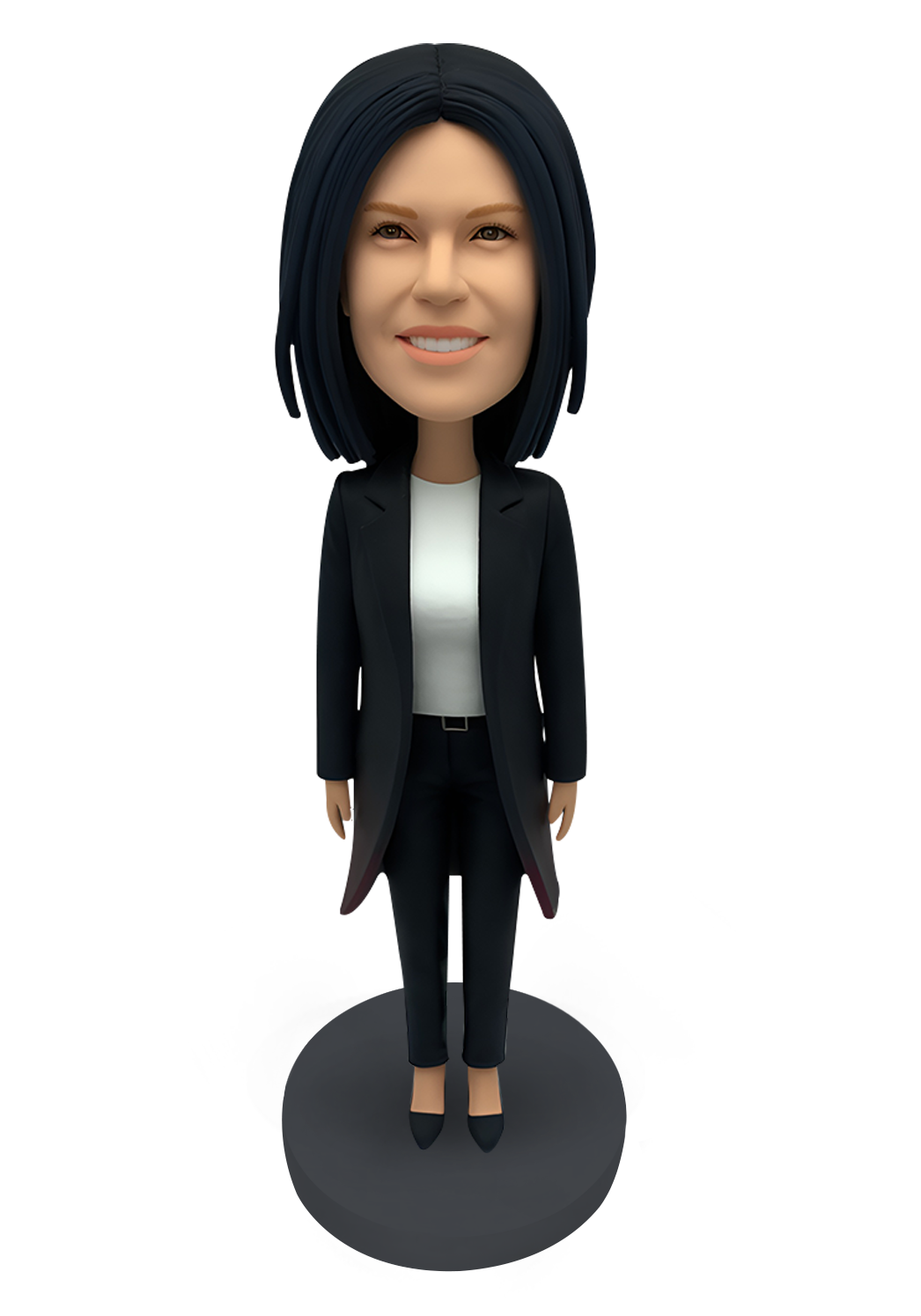Lady in Coat Custom Bobblehead-23