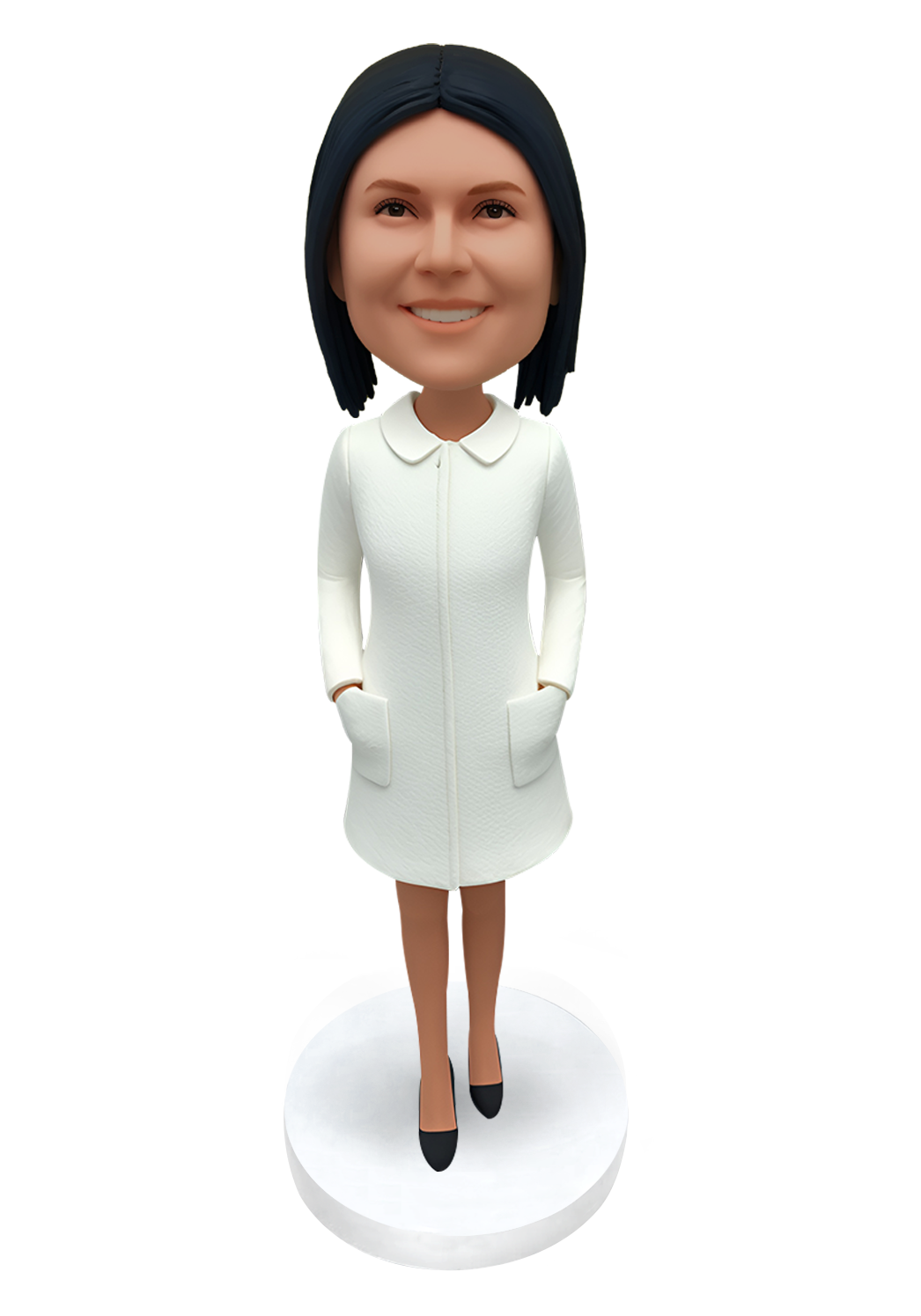 Lady in Coat Custom Bobblehead-9