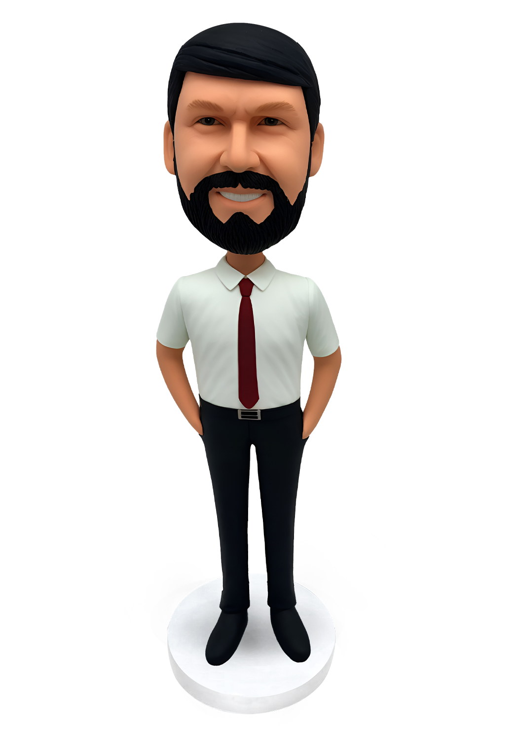 Male in Shirt Custom Bobblehead-1