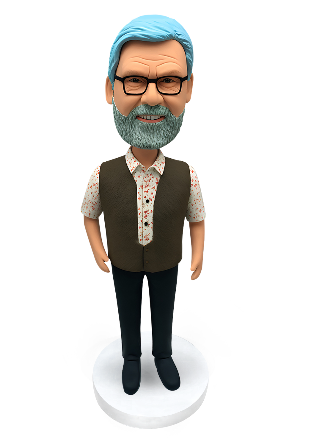 Man in Shirt Custom Bobblehead-1