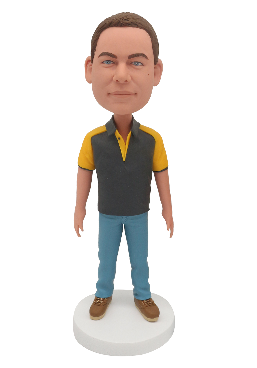 Man in Work Uniform Custom Bobblehead-2