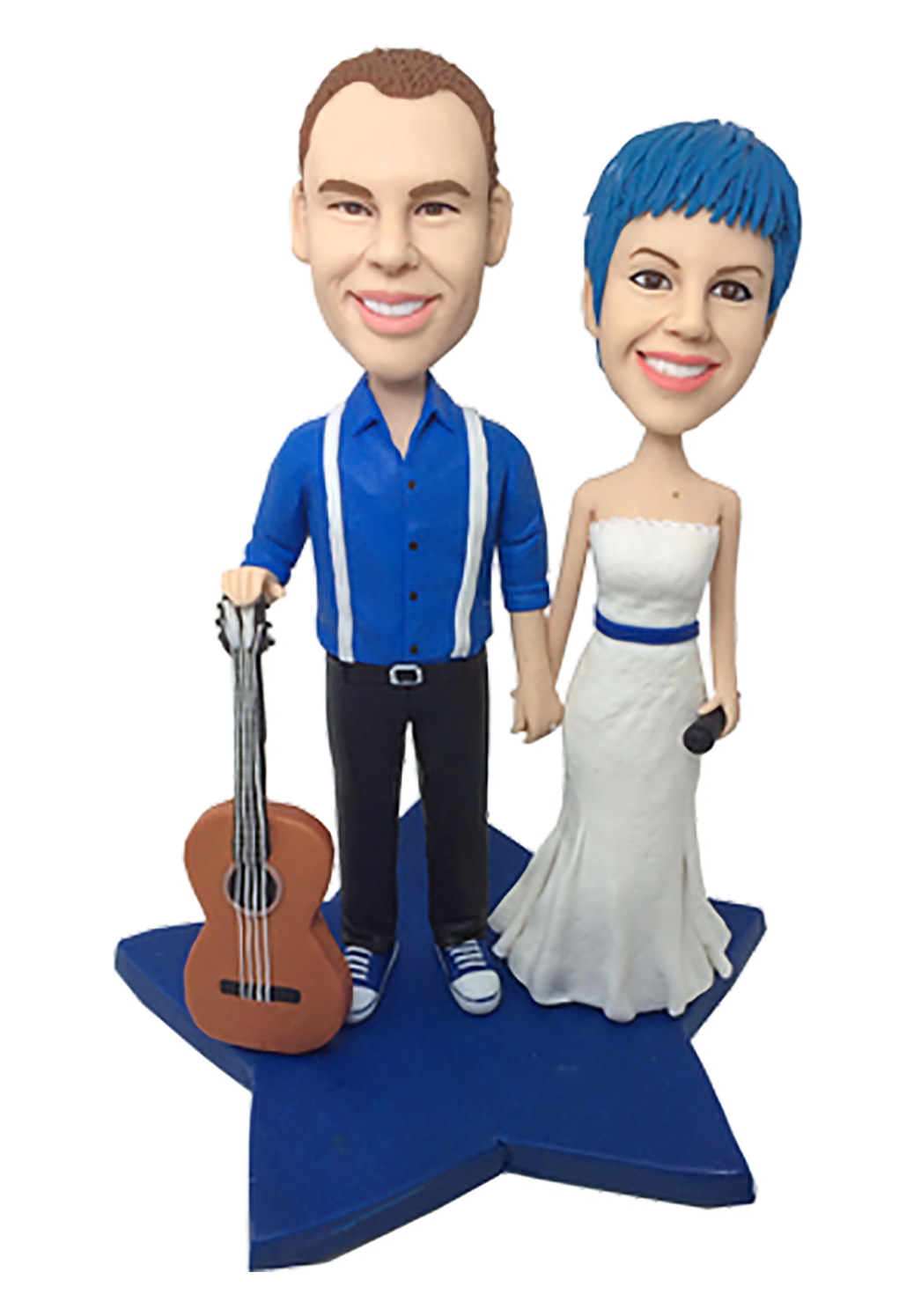 Musician Couple Custom Bobblehead-2