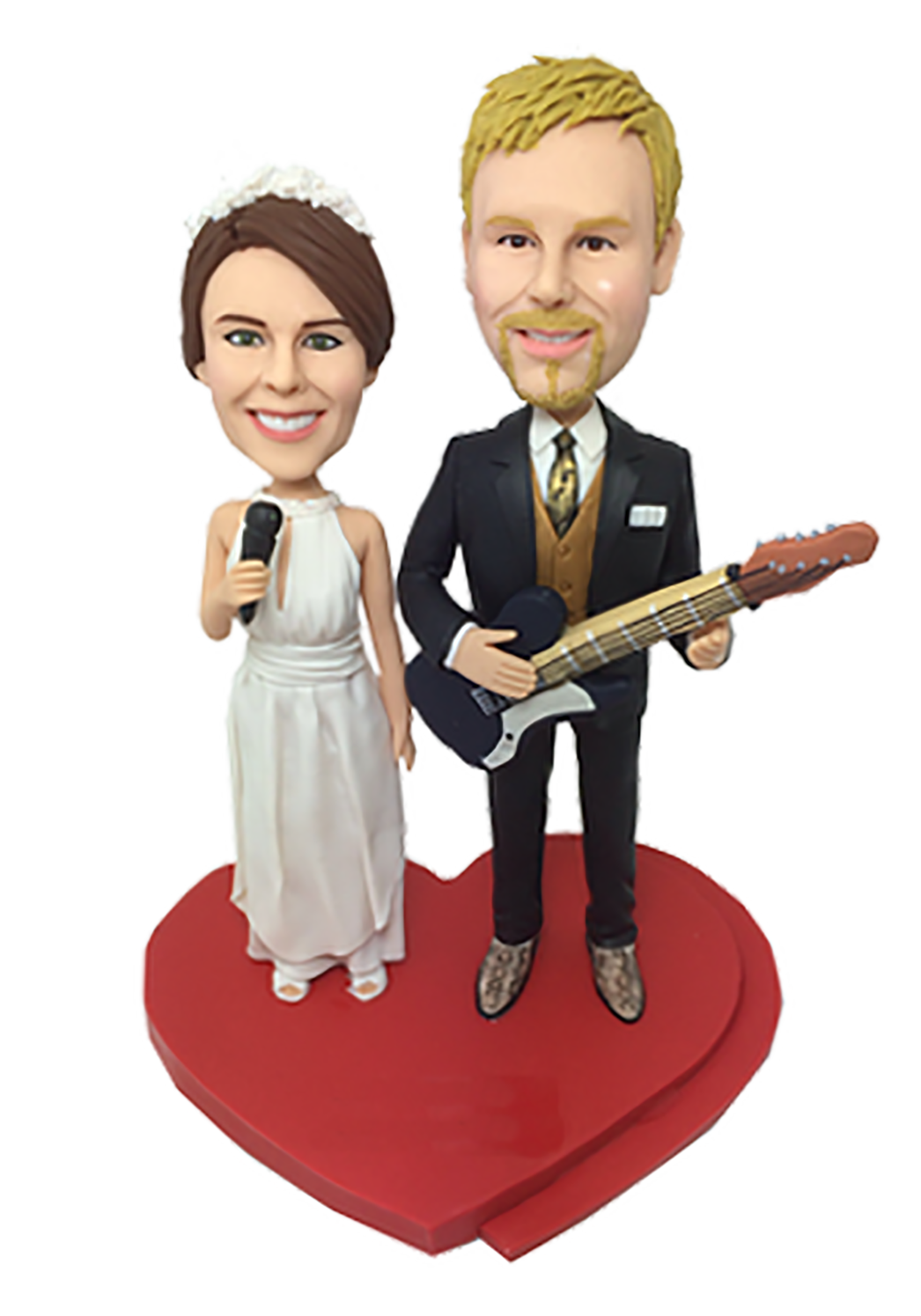 Musician Couple Custom Bobbleheads-1