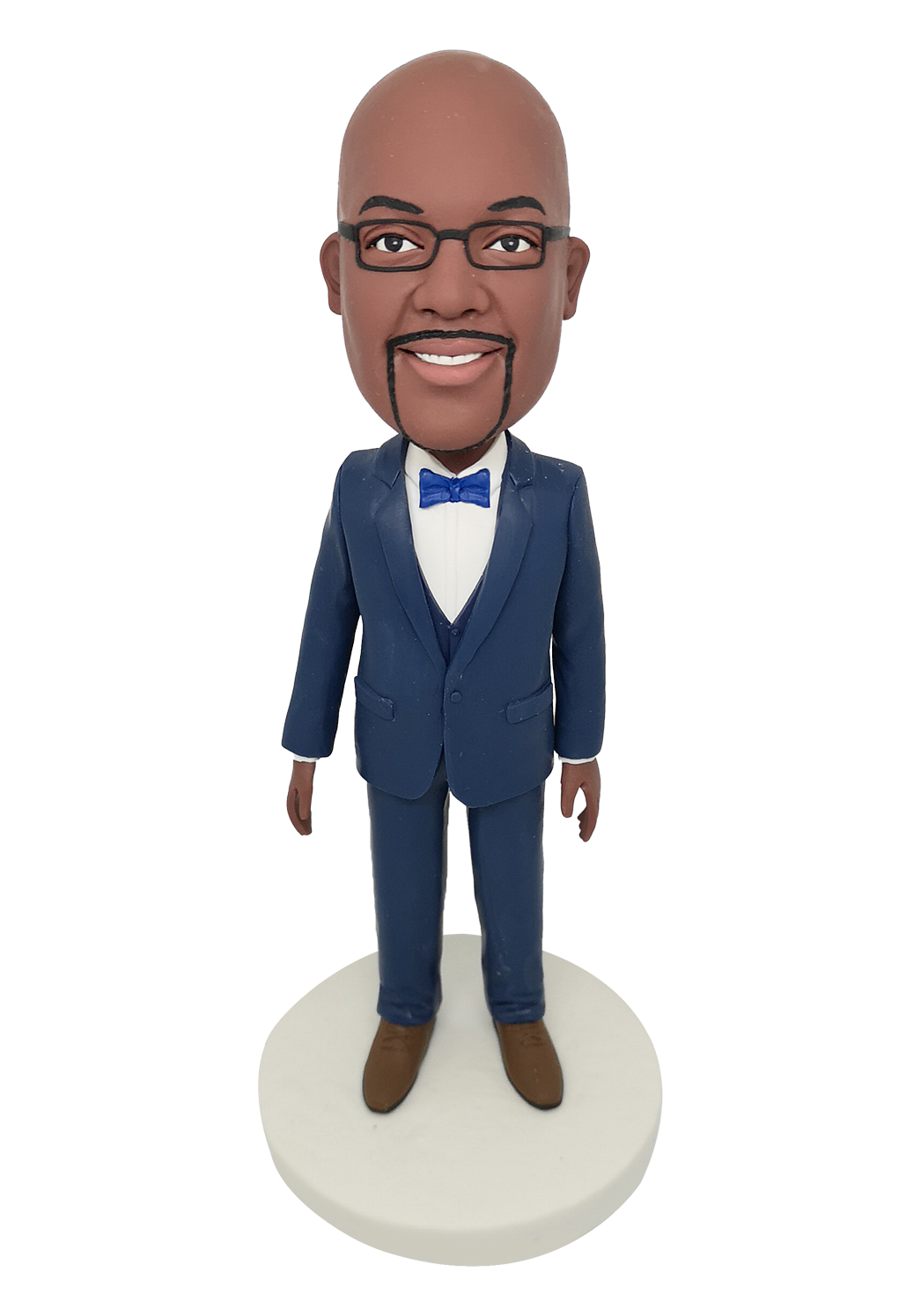Navy Groomsman Custom Bobblehead