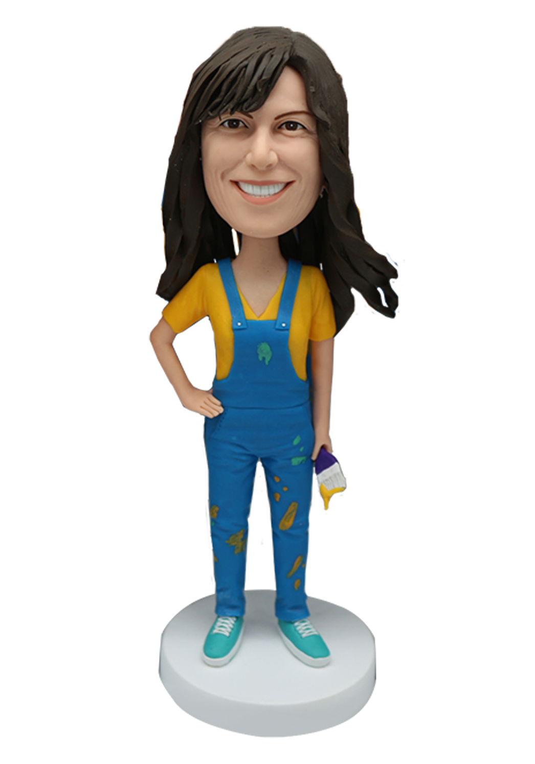 Painting Girl Custom Bobblehead