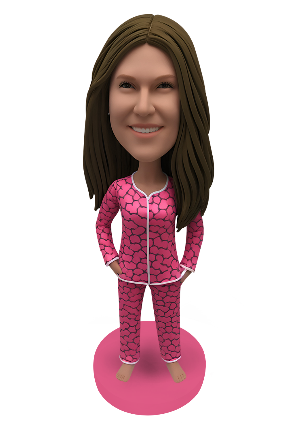 Pajamas Woman Custom Bobblehead-5