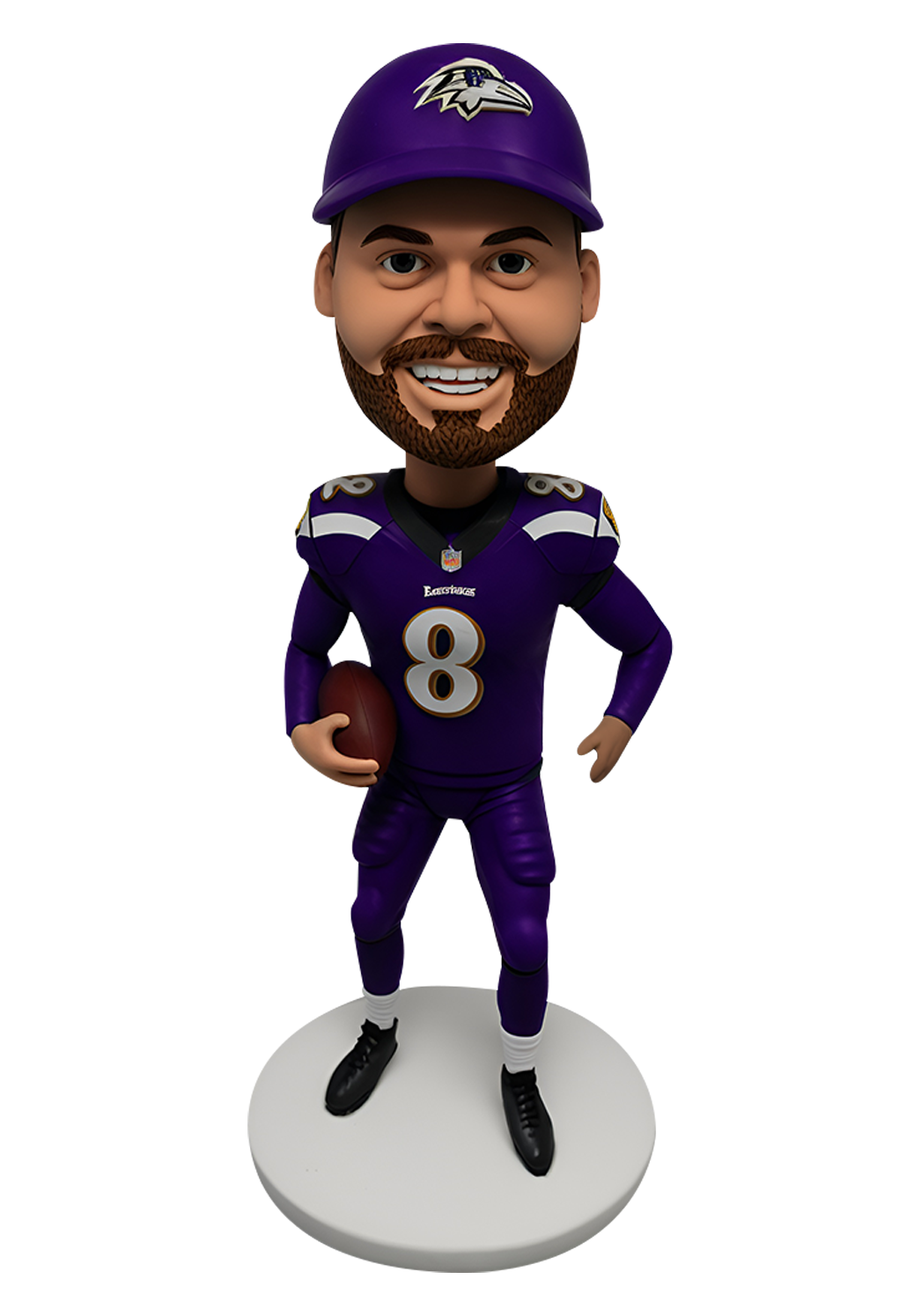 Ravens Football Buddy Custom Bobblehead-3