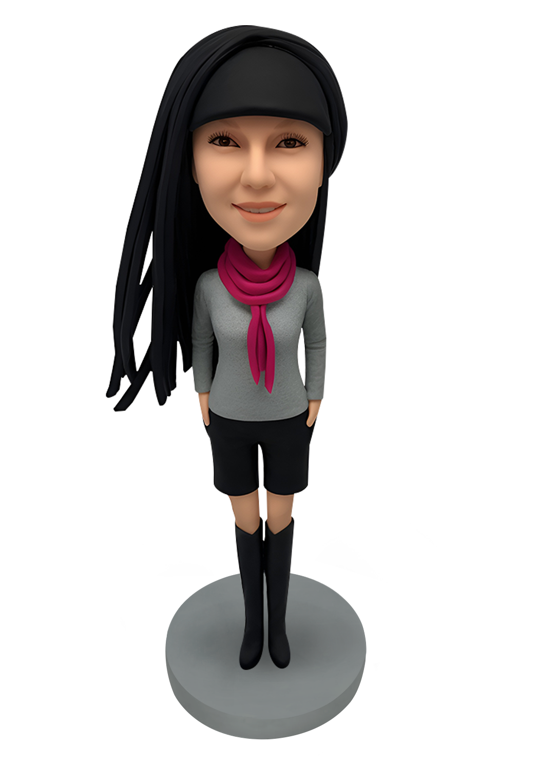 Scarf Girl Custom Bobblehead-7