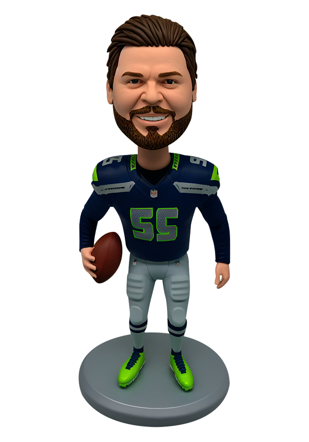 Seahawks Football Buddy Custom Bobblehead