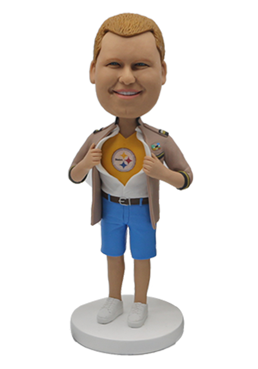 Super Football Fan Custom Bobblehead