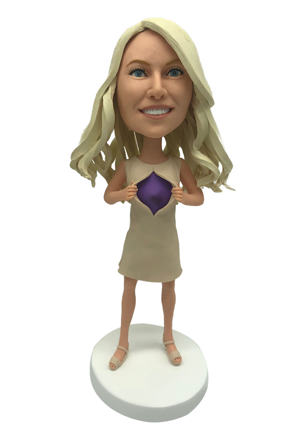 Super Lady Custom Bobblehead-3