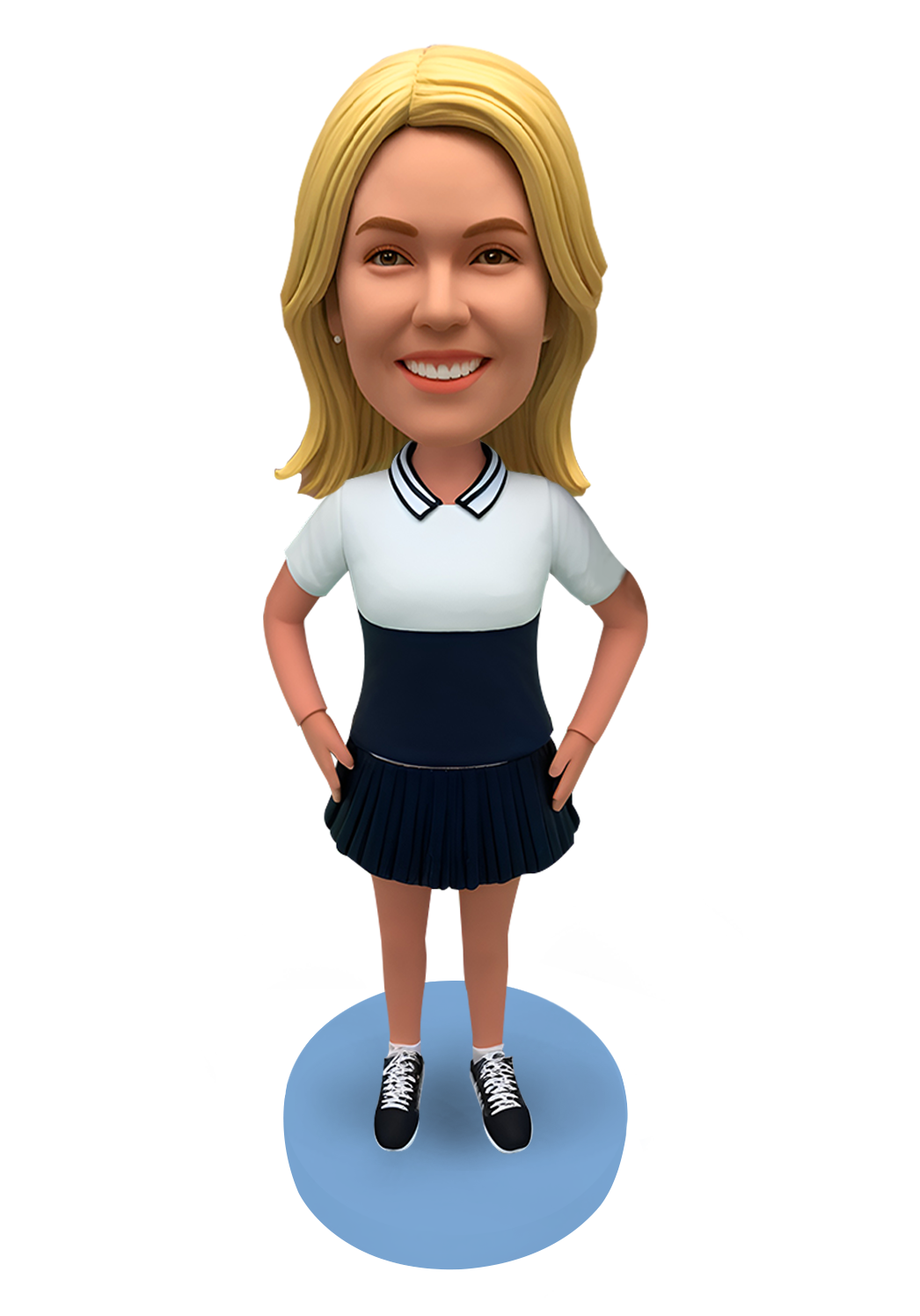 Tennis Girl Custom Bobblehead-1