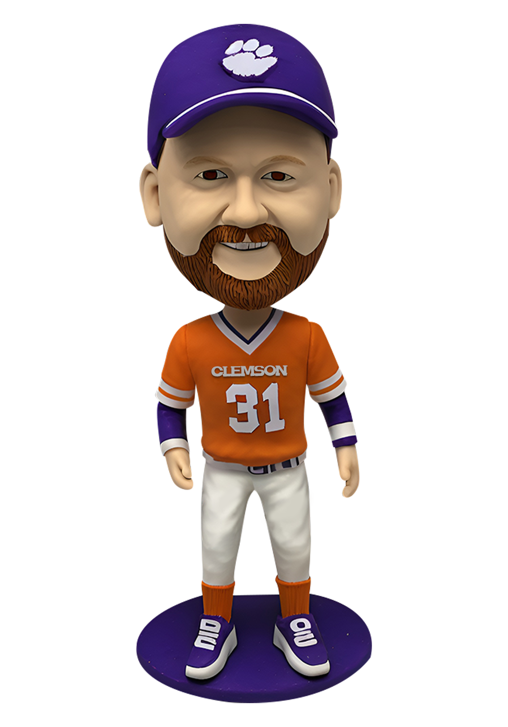 Tigers Football Buddy Custom Bobblehead-2