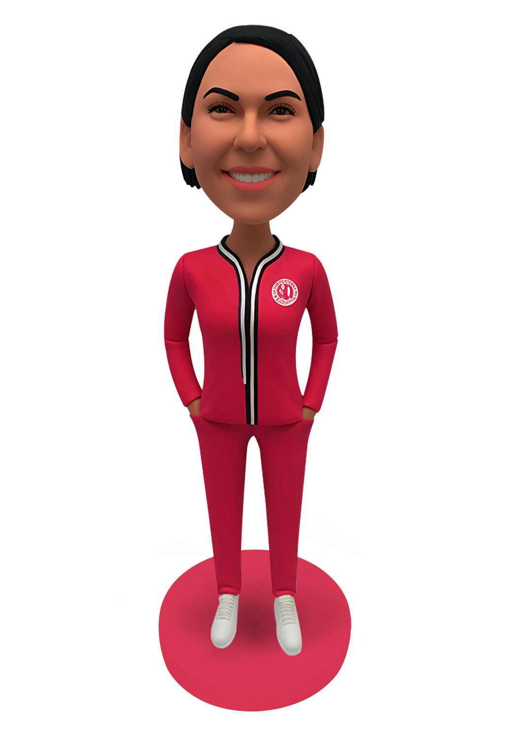 Track Suit Woman Custom Bobblehead-14