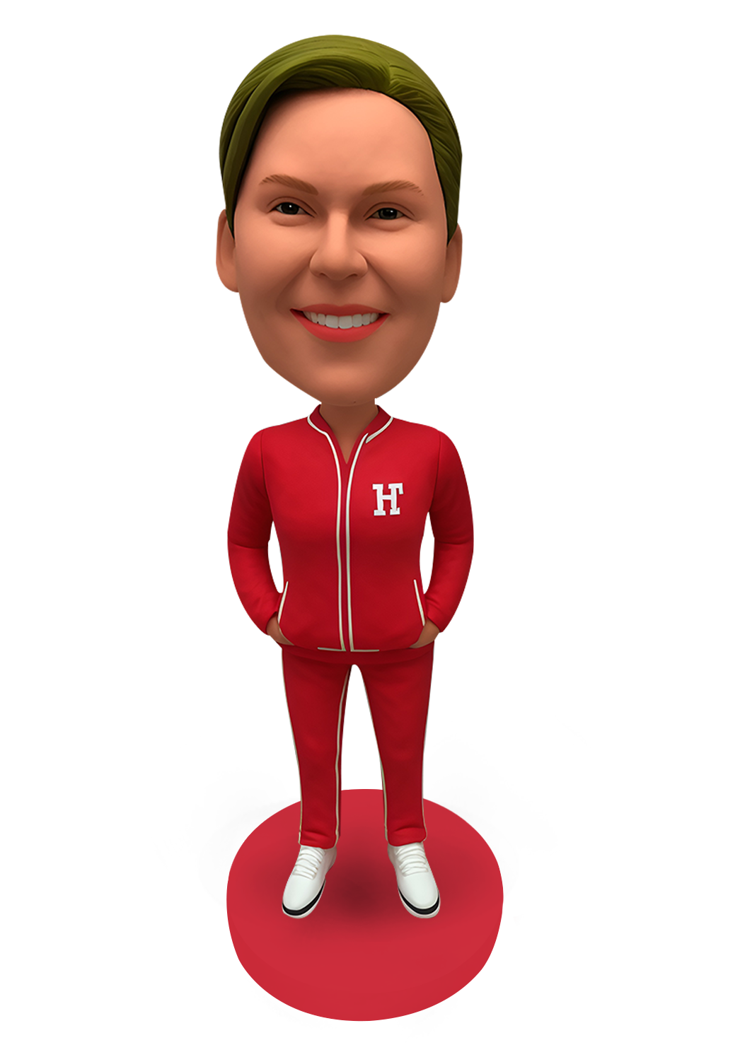 Track Suit Woman Custom Bobblehead-23