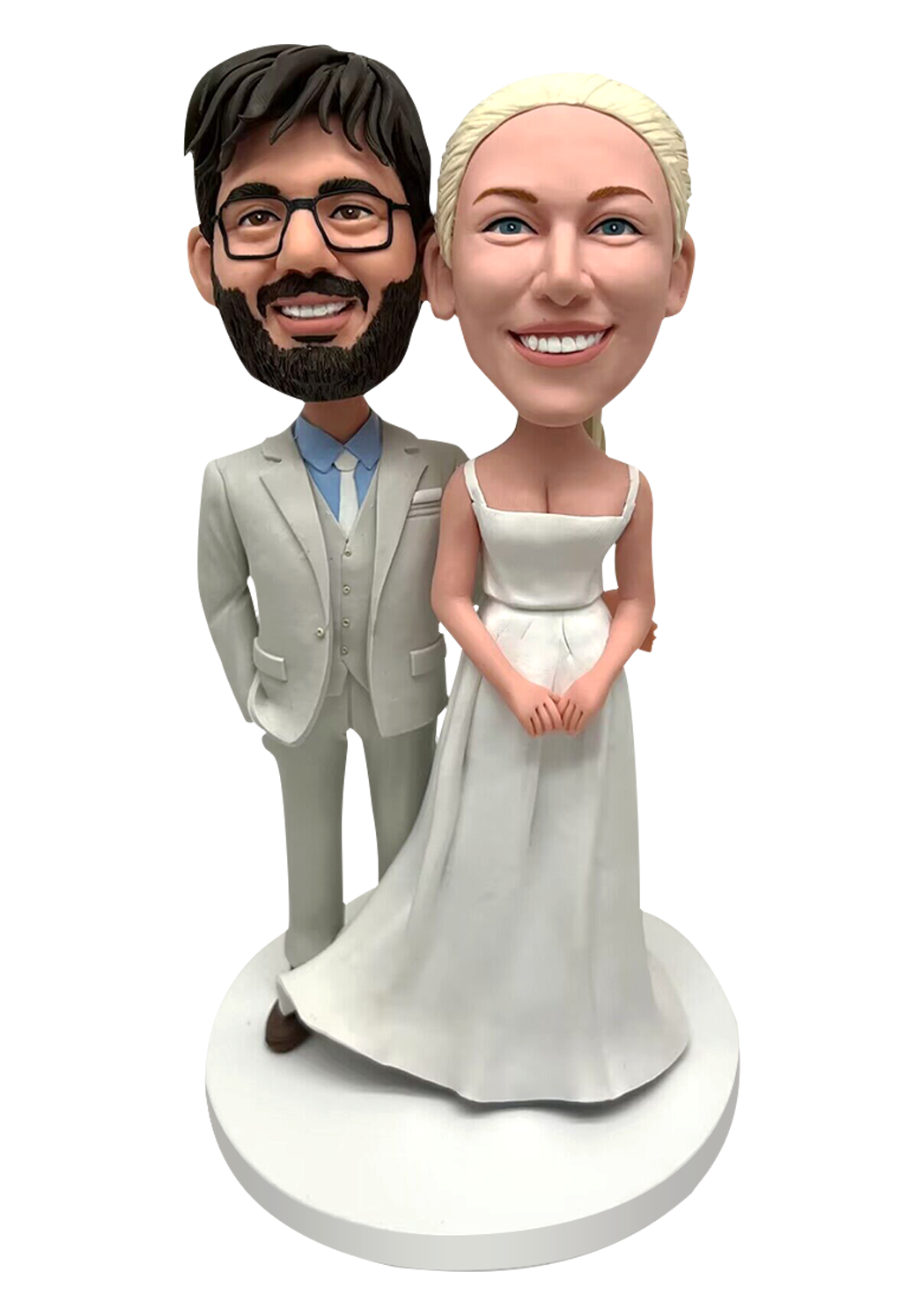 Wedding Couple Custom Bobbleheads-2