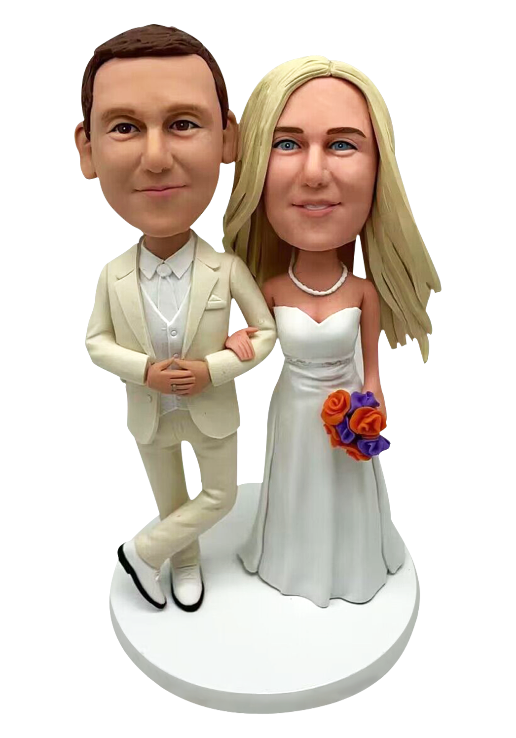 Wedding Couple Custom Bobbleheads-4