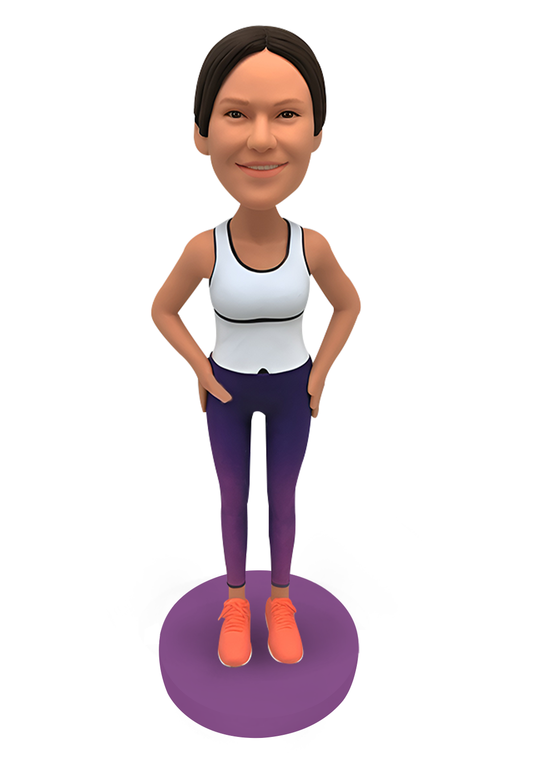 Yoga Girl Custom Bobblehead-12