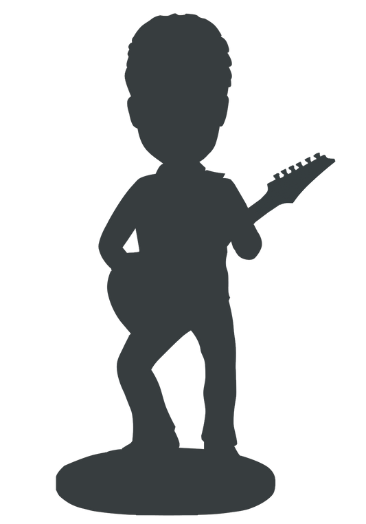 Fully Custom Guitar Player Bobblehead