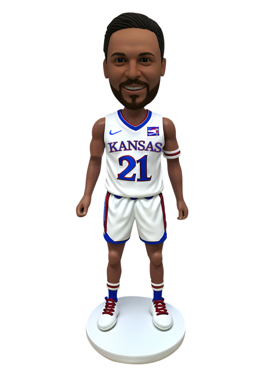 Jayhawks Basketball Man Bobblehead-2