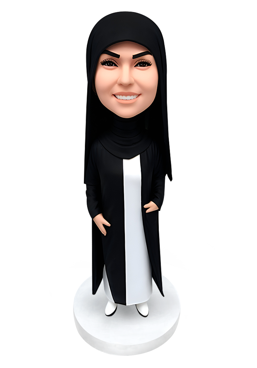 Abaya Lady Custom Bobblehead-9