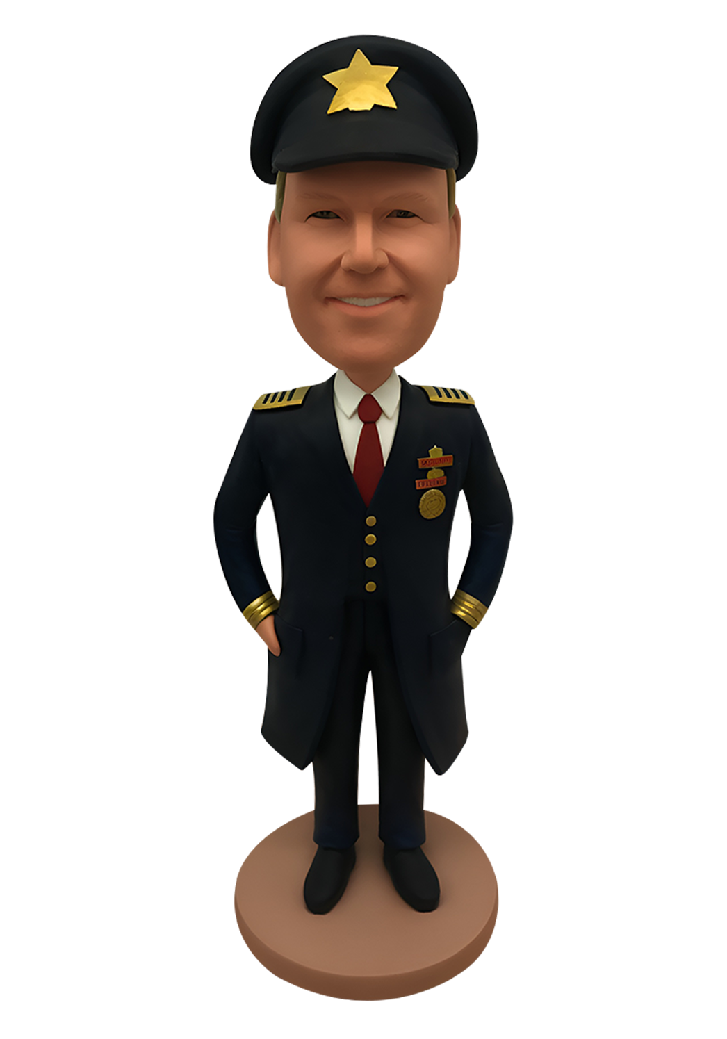 Airline Captain Custom Bobblehead-2