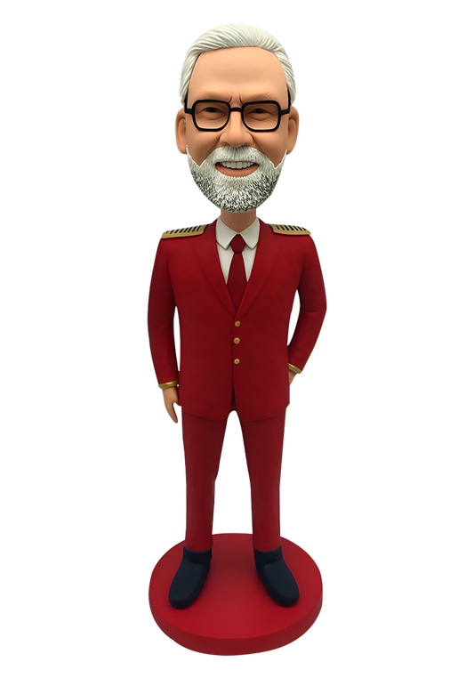 Airline Captain Custom Bobblehead-3