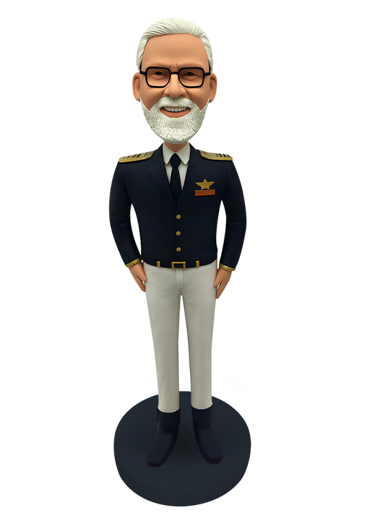 Airline Captain Custom Bobblehead-5