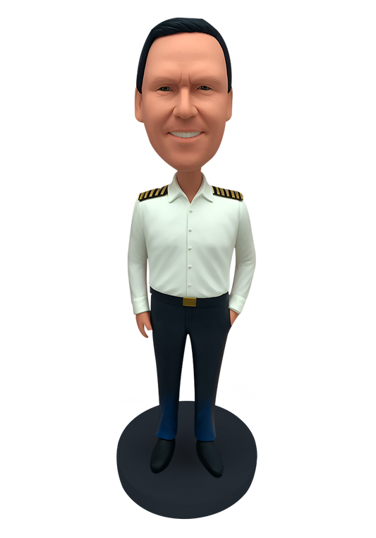 Airline Captain Custom Bobblehead-7