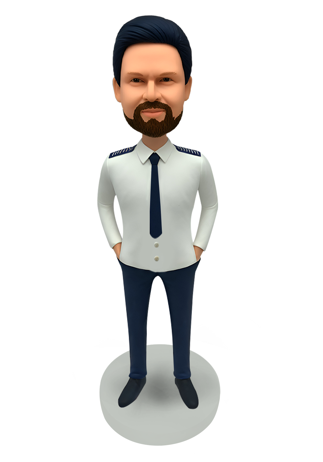 Airline Captain Custom Bobblehead